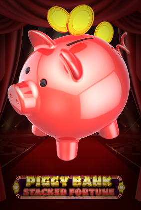 piggy bank stacked fortune